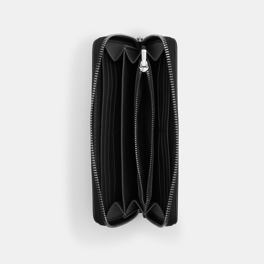 Coach Outlet Long Zip Around Wallet In Signature Jacquard - Preorder