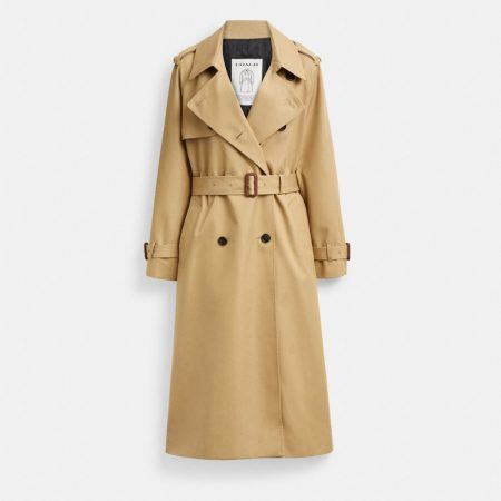 Coach Relaxed Trench Coat - Preorder — Khaki