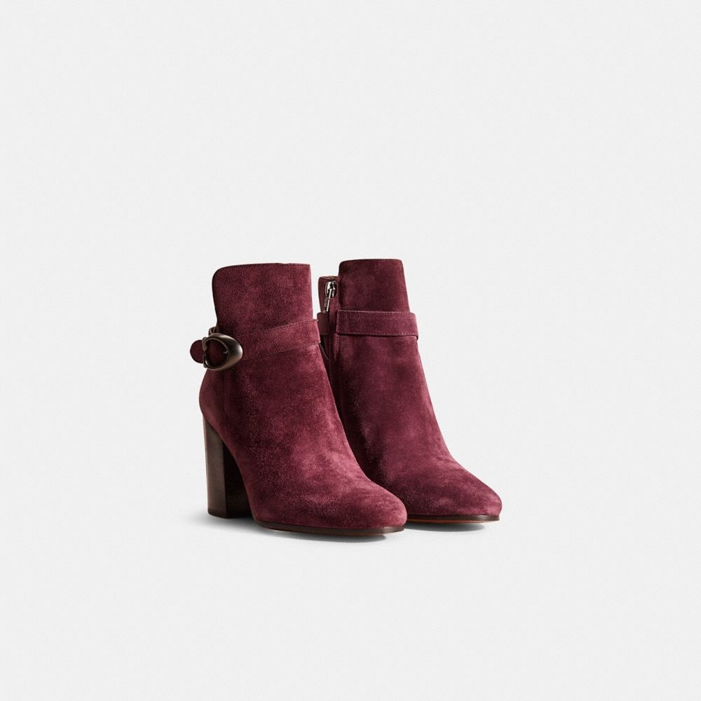 Coach Restored Delaney Signature Buckle Heel Bootie - Preorder