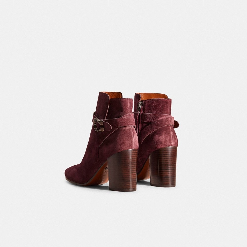 Coach Restored Delaney Signature Buckle Heel Bootie - Preorder