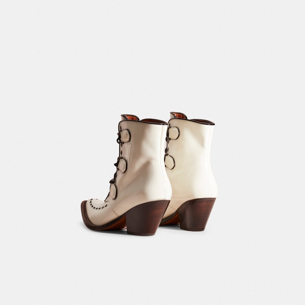 Coach Restored Lace Up Chain Bootie - Preorder