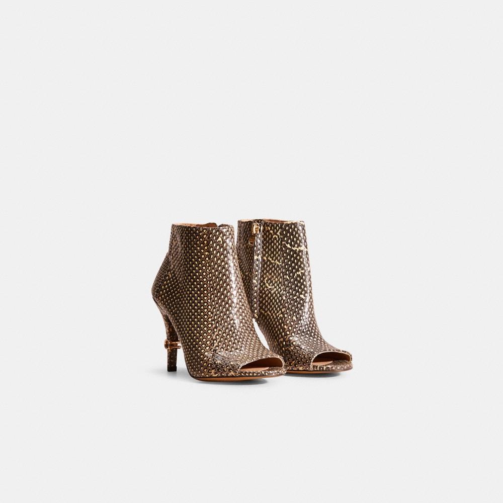 Coach Restored Remi Bootie In Snakeskin - Preorder