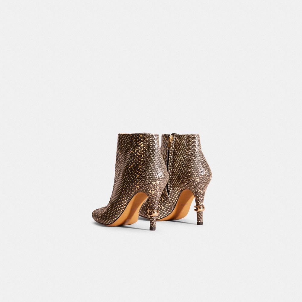 Coach Restored Remi Bootie In Snakeskin - Preorder