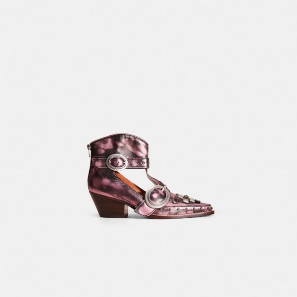 Coach Restored Cut Out Western Creeper Bootie - Preorder