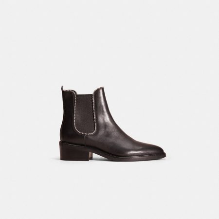 Coach Restored Bowery Bootie - Preorder — Black