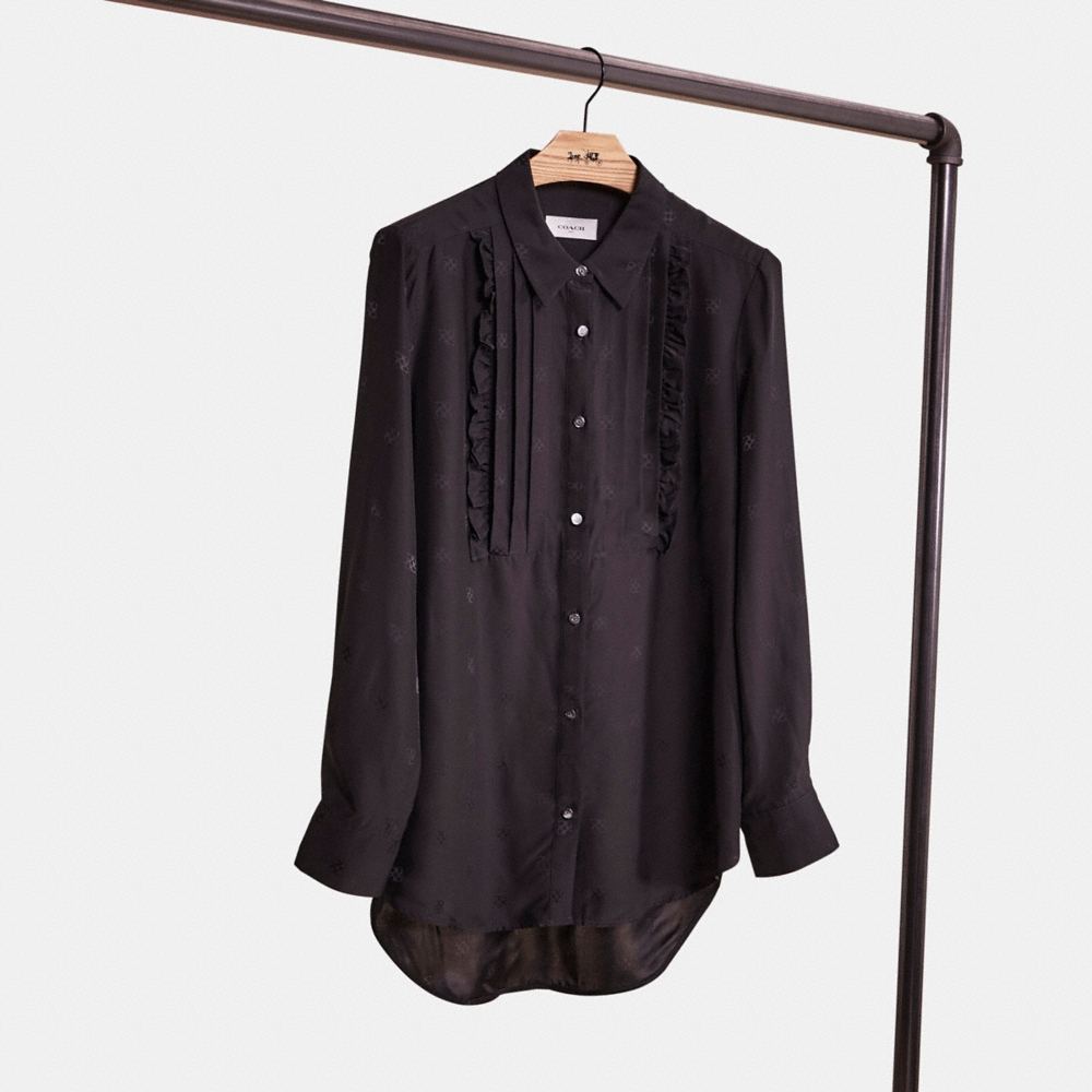Coach Restored Jacquard Bib Shirt - Preorder