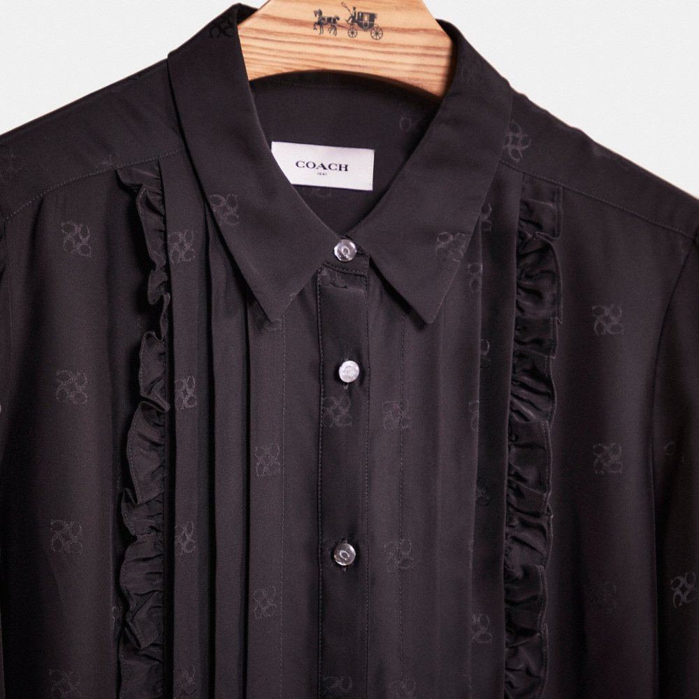 Coach Restored Jacquard Bib Shirt - Preorder