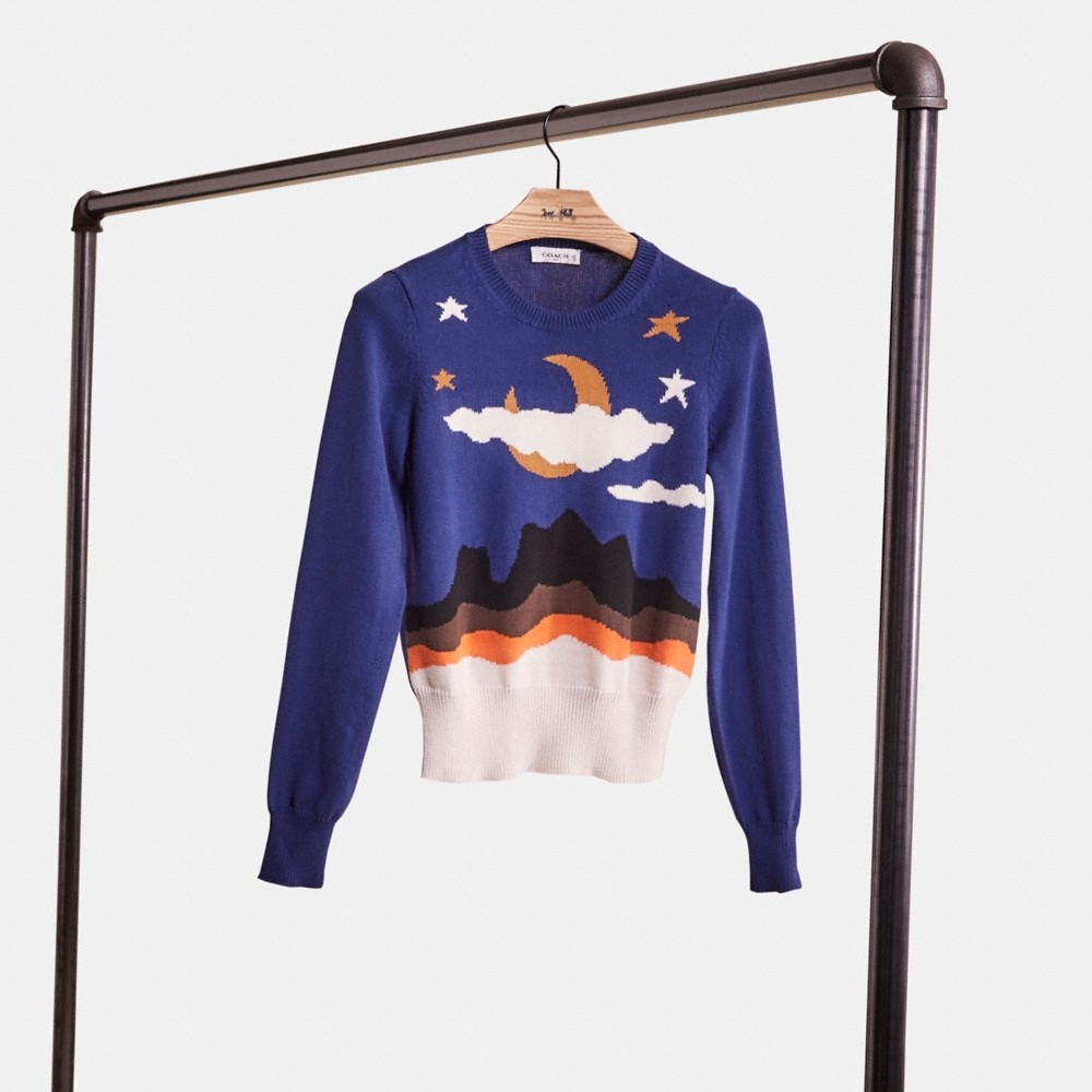 Coach Restored Moonscape Crewneck Sweater - Preorder