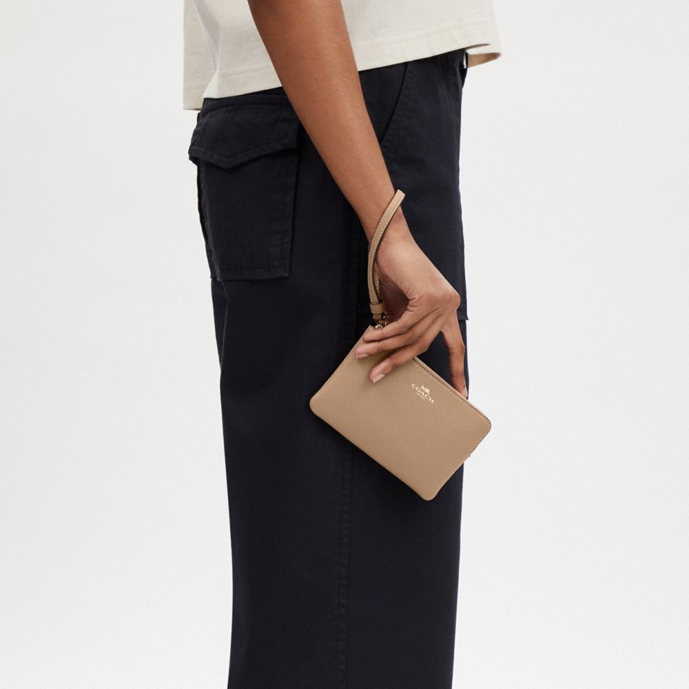 Coach Outlet Corner Zip Wristlet - Preorder