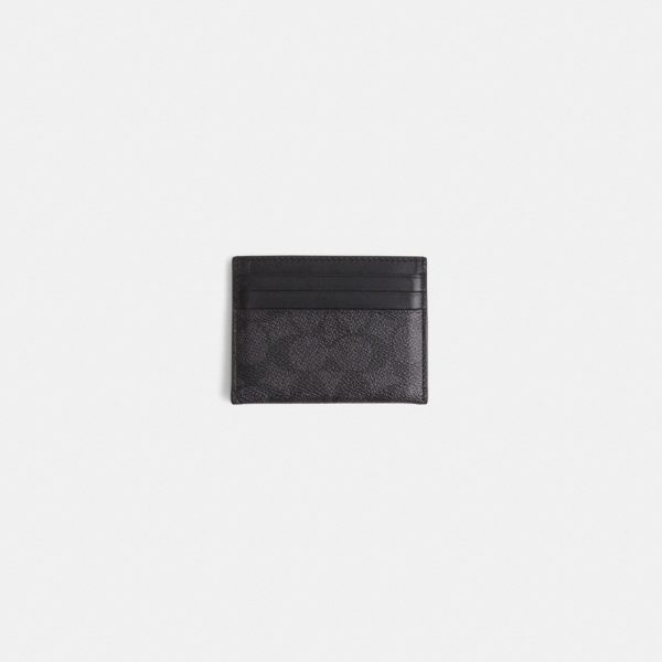 Coach Restored Card Case In Signature Canvas - Preorder