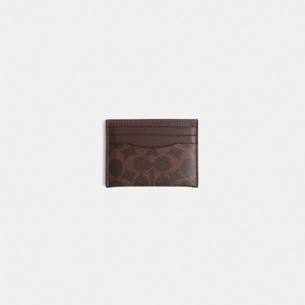 Coach Restored Card Case In Signature Canvas - Preorder
