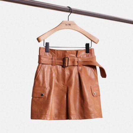 Coach Restored Leather Belted Shorts - Preorder — Penny