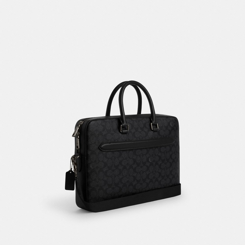 Coach Outlet Ethan Slim Brief In Signature Canvas - Preorder