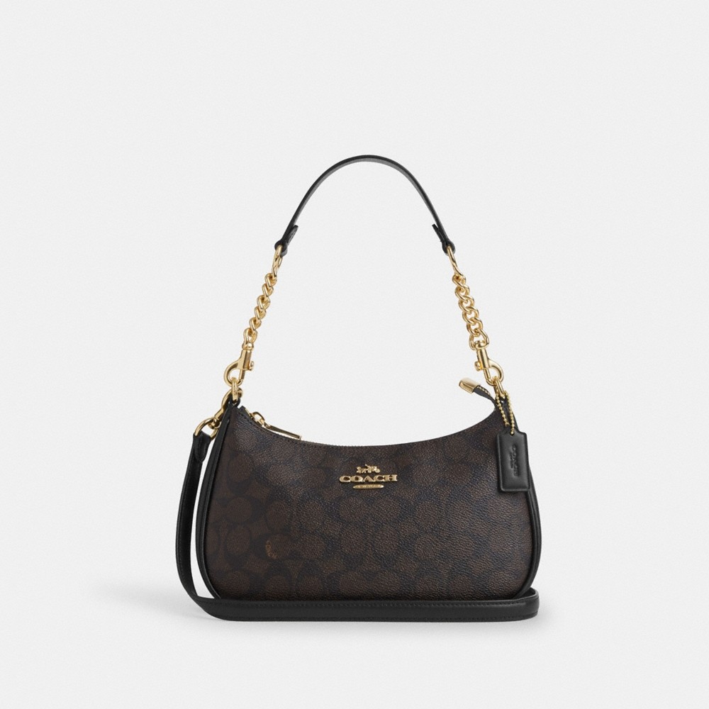 Coach Outlet Teri Shoulder Bag In Signature Canvas - Preorder