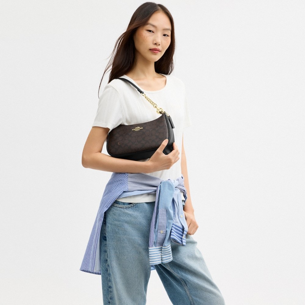 Coach Outlet Teri Shoulder Bag In Signature Canvas - Preorder