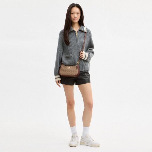 Coach Outlet Teri Shoulder Bag In Signature Canvas - Preorder