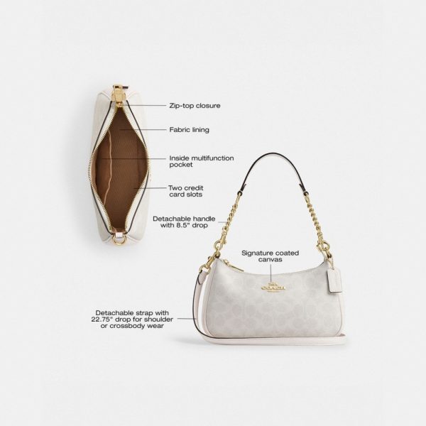 Coach Outlet Teri Shoulder Bag In Signature Canvas - Preorder