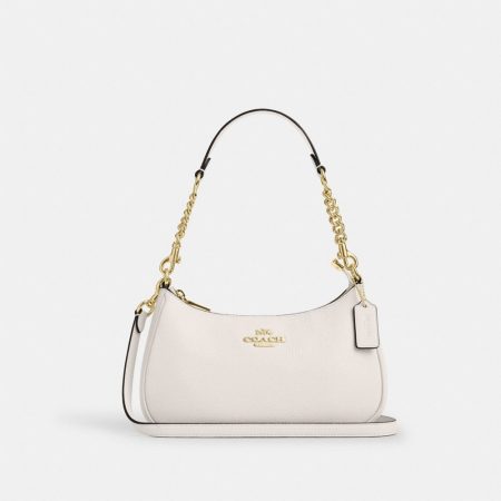 Coach Outlet Teri Shoulder Bag - Preorder — Brass/Chalk