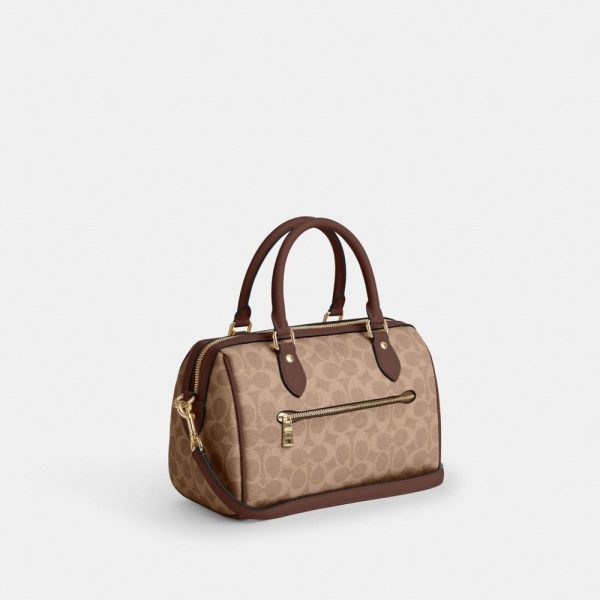 Coach Outlet Rowan Satchel Bag In Signature Canvas - Preorder