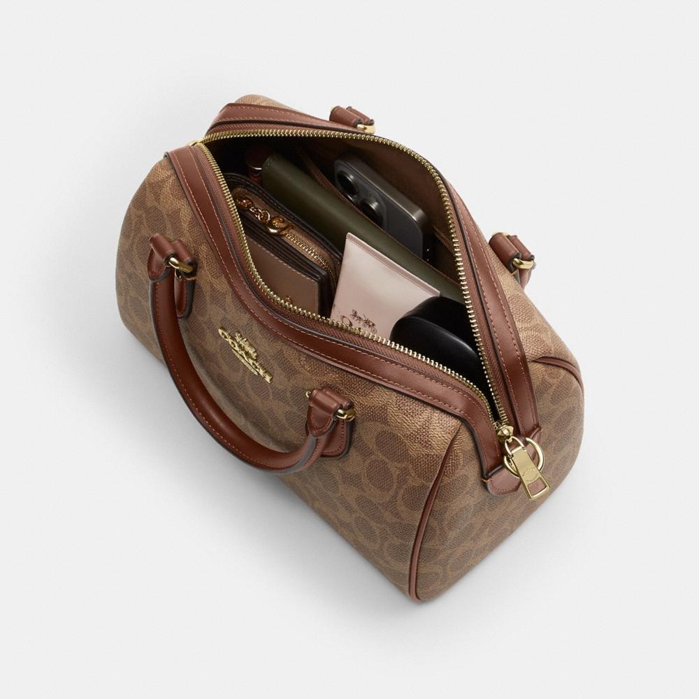Coach Outlet Rowan Satchel Bag In Signature Canvas - Preorder