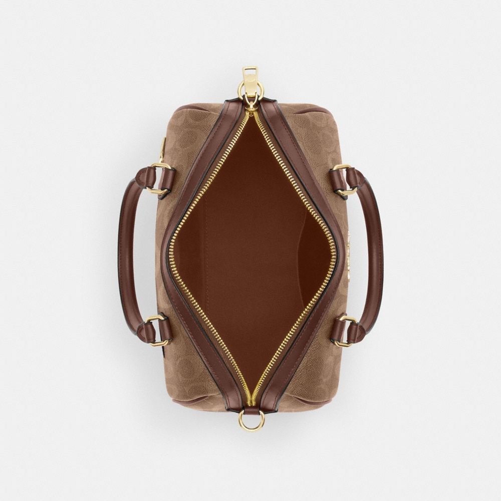 Coach Outlet Rowan Satchel Bag In Signature Canvas - Preorder