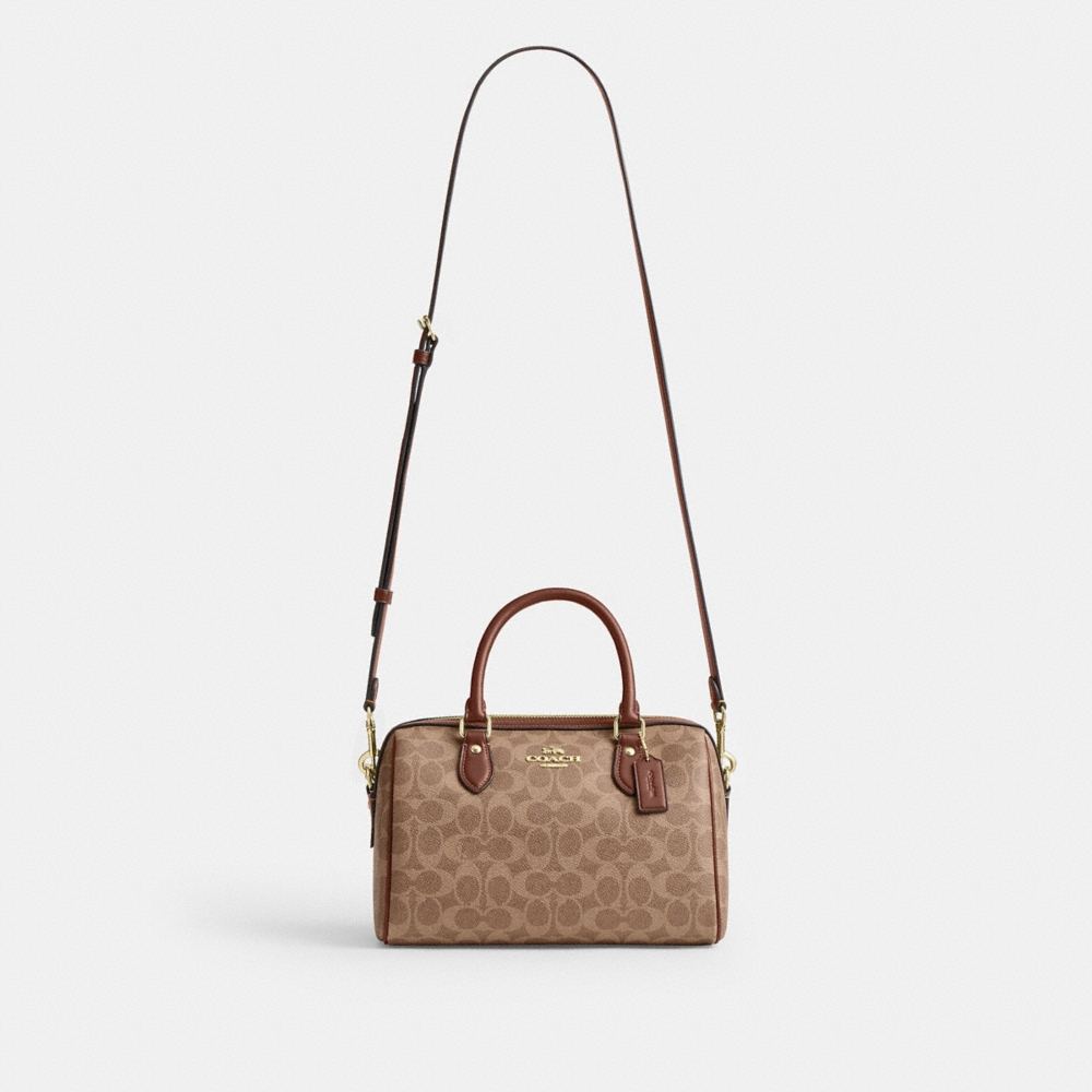 Coach Outlet Rowan Satchel Bag In Signature Canvas - Preorder