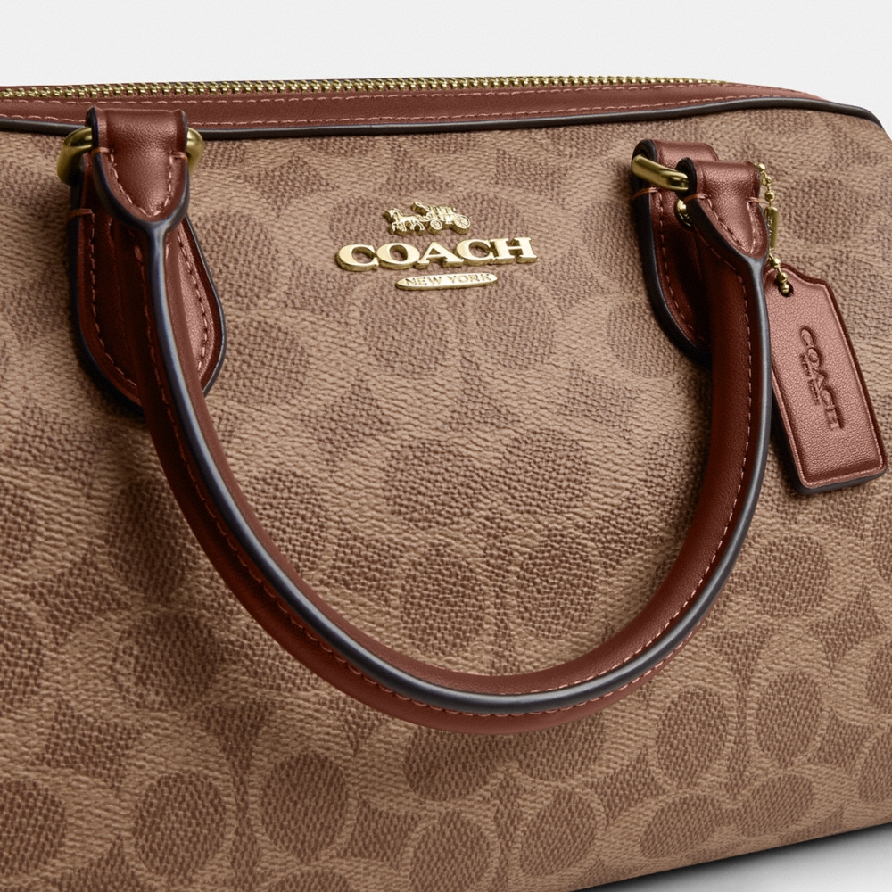 Coach Outlet Rowan Satchel Bag In Signature Canvas - Preorder