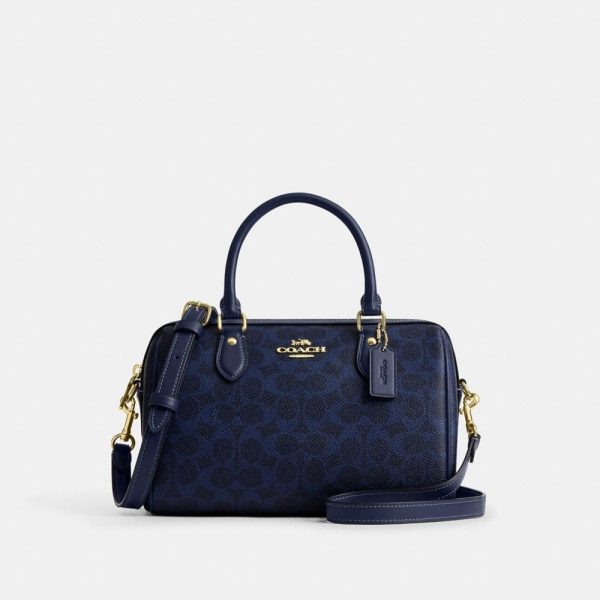 Coach Outlet Rowan Satchel Bag In Signature Canvas - Preorder