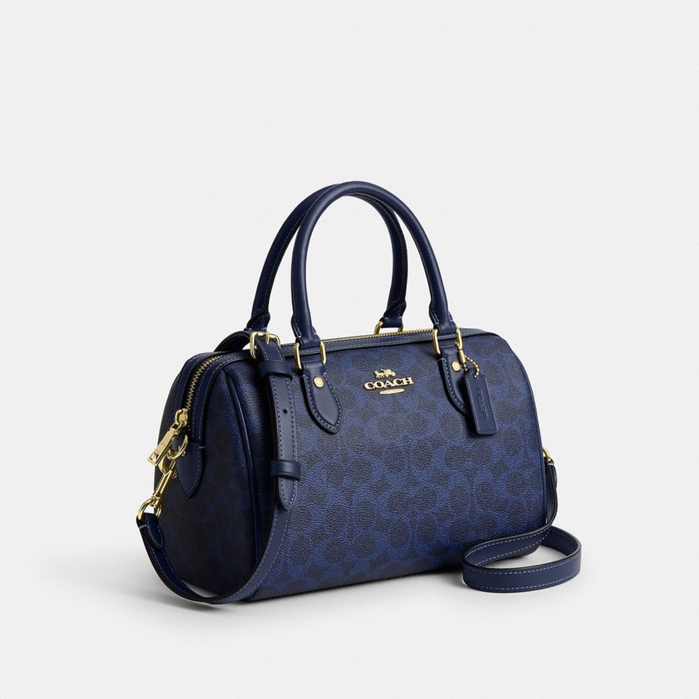 Coach Outlet Rowan Satchel Bag In Signature Canvas - Preorder