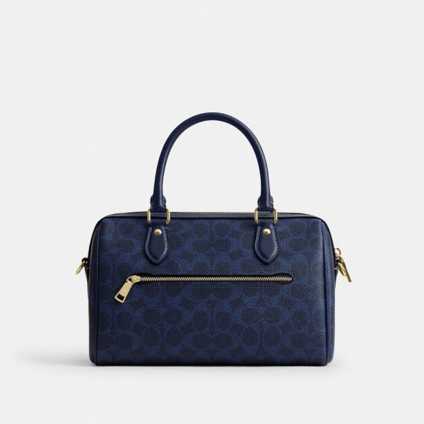 Coach Outlet Rowan Satchel Bag In Signature Canvas - Preorder