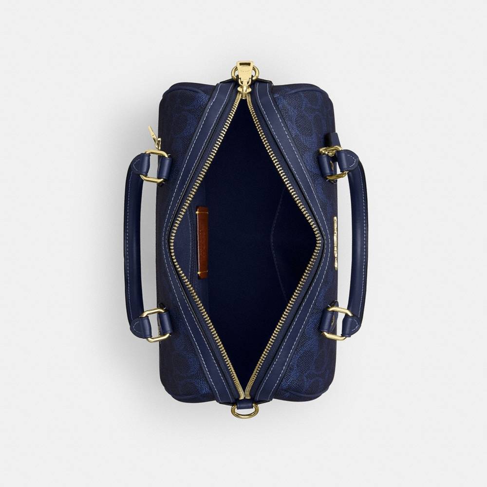 Coach Outlet Rowan Satchel Bag In Signature Canvas - Preorder