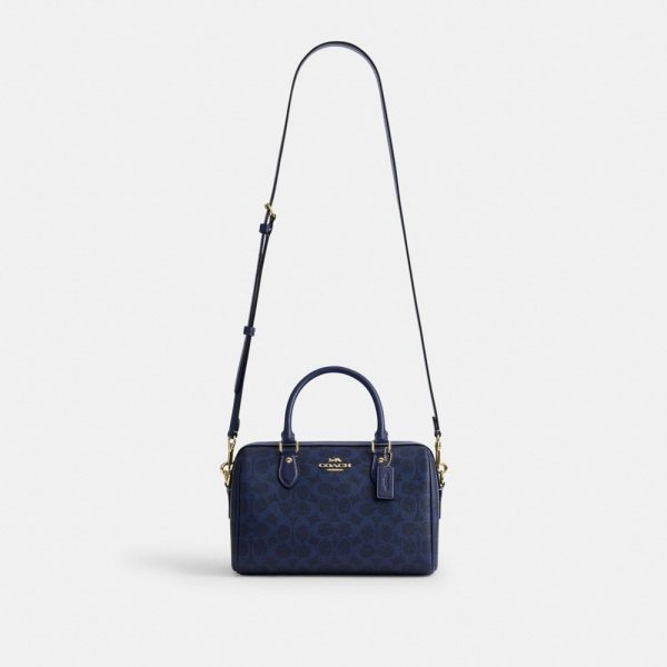 Coach Outlet Rowan Satchel Bag In Signature Canvas - Preorder