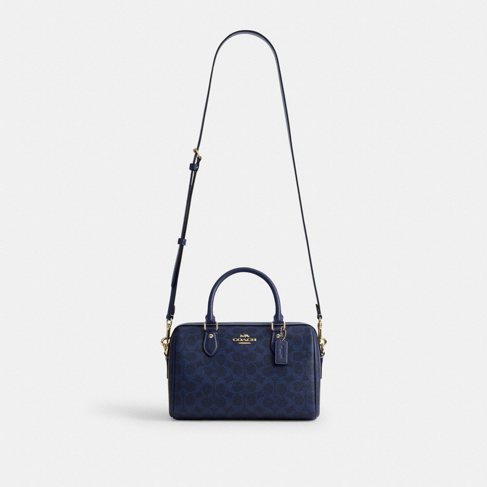 Coach Outlet Rowan Satchel Bag In Signature Canvas - Preorder