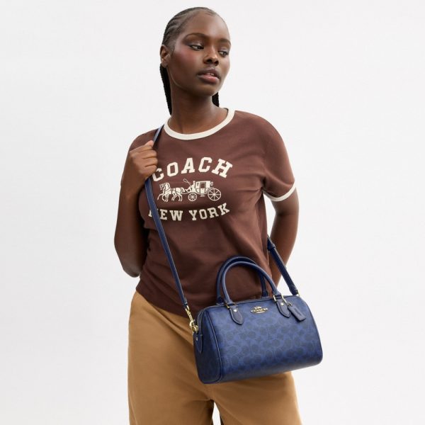 Coach Outlet Rowan Satchel Bag In Signature Canvas - Preorder