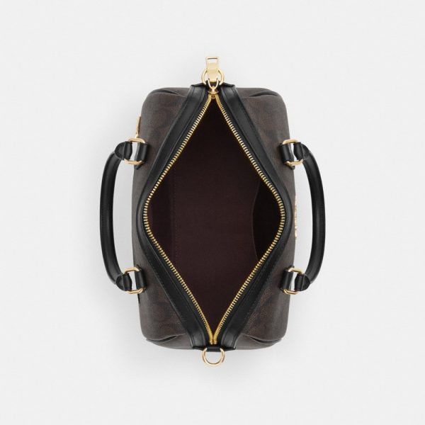 Coach Outlet Rowan Satchel Bag In Signature Canvas - Preorder