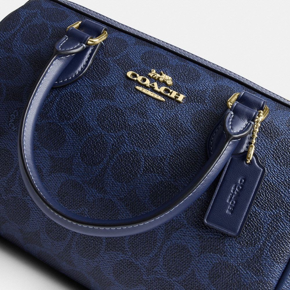 Coach Outlet Rowan Satchel Bag In Signature Canvas - Preorder