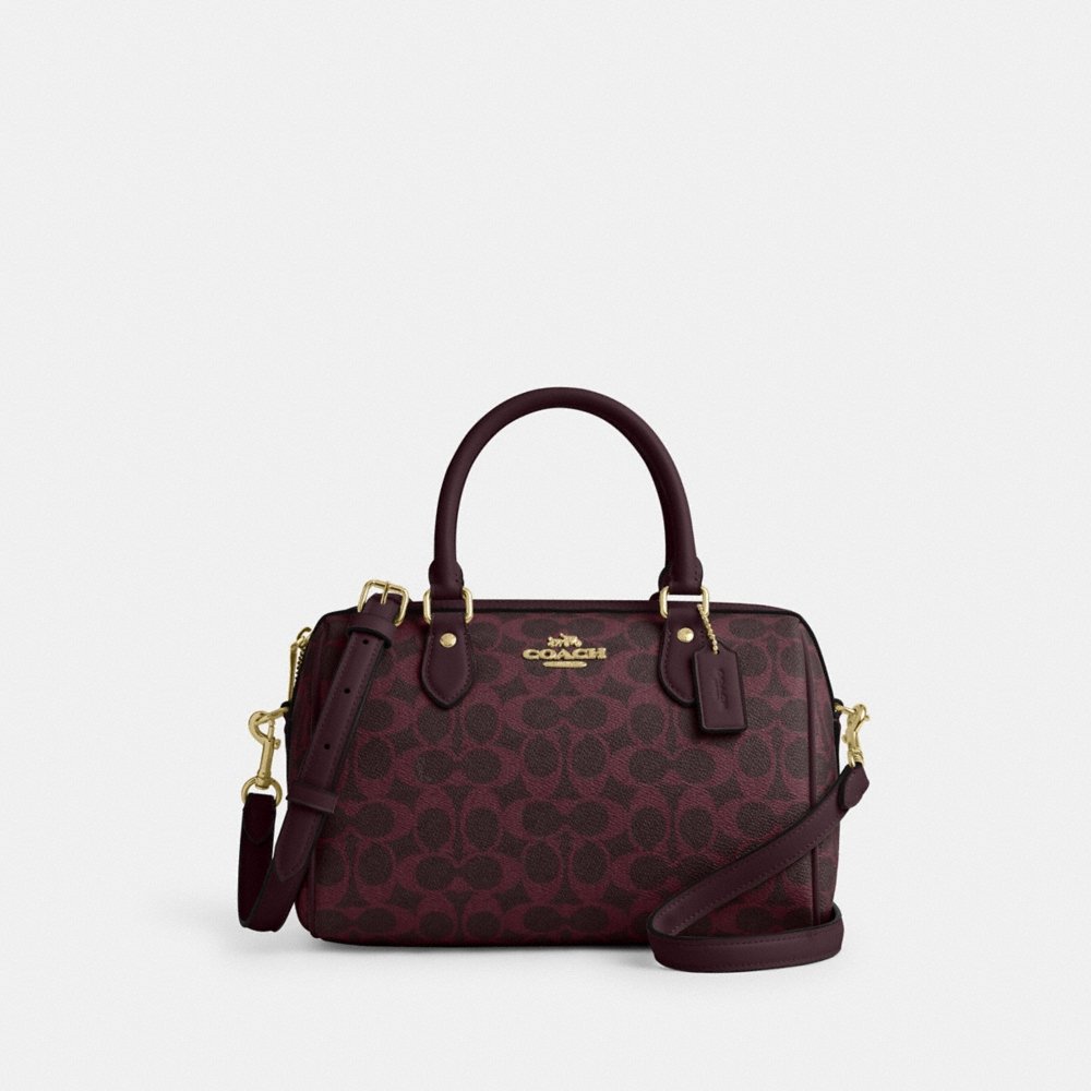 Coach Outlet Rowan Satchel Bag In Signature Canvas - Preorder