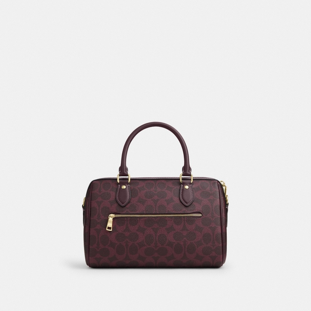 Coach Outlet Rowan Satchel Bag In Signature Canvas - Preorder