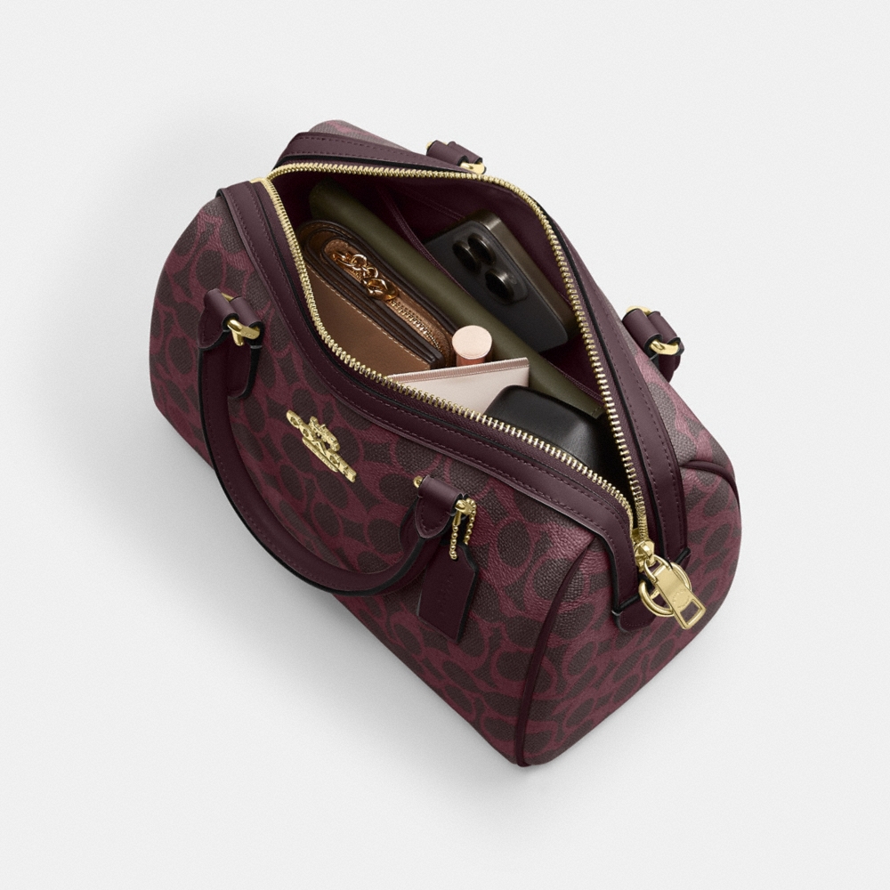 Coach Outlet Rowan Satchel Bag In Signature Canvas - Preorder