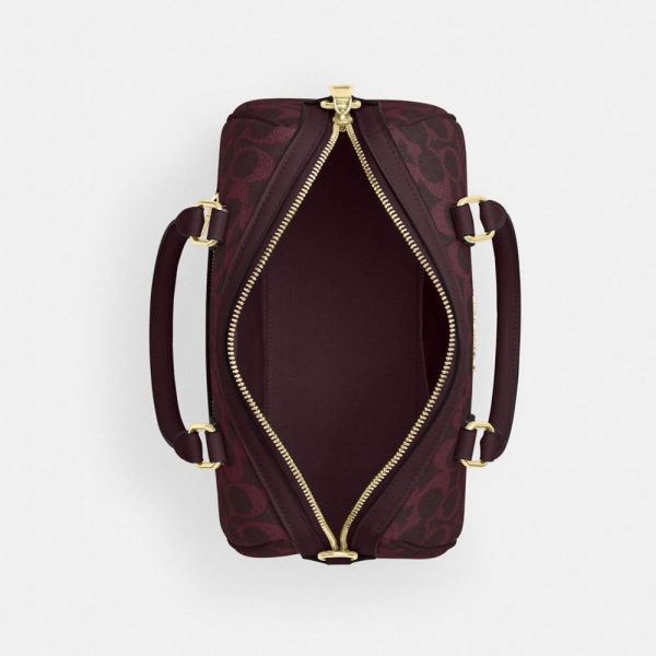Coach Outlet Rowan Satchel Bag In Signature Canvas - Preorder