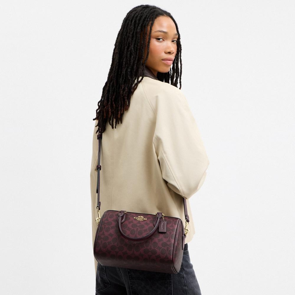Coach Outlet Rowan Satchel Bag In Signature Canvas - Preorder