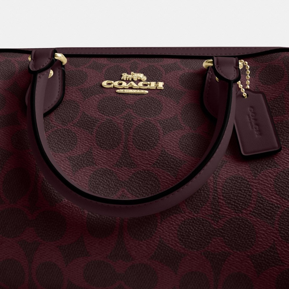 Coach Outlet Rowan Satchel Bag In Signature Canvas - Preorder