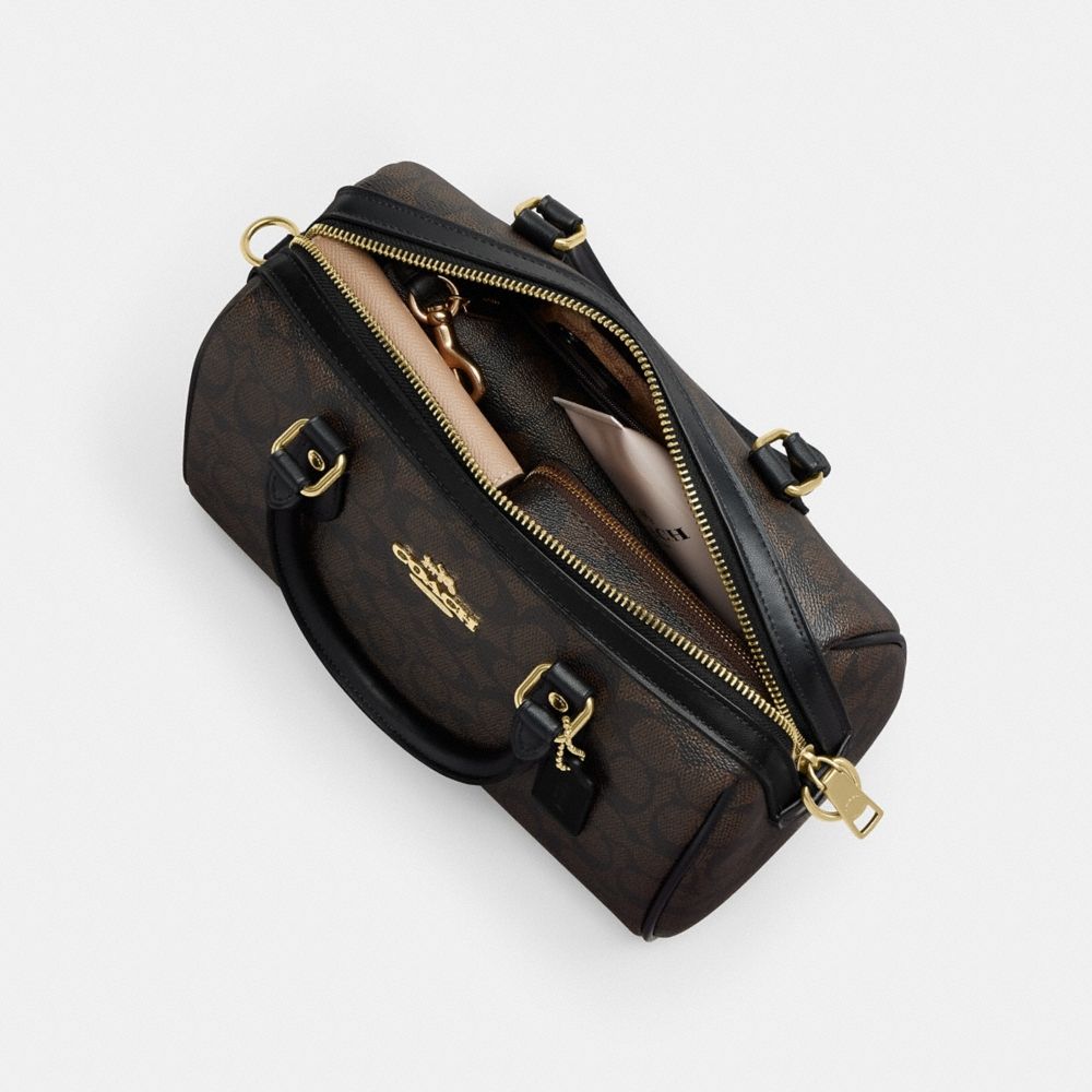 Coach Outlet Rowan Satchel Bag In Signature Canvas - Preorder