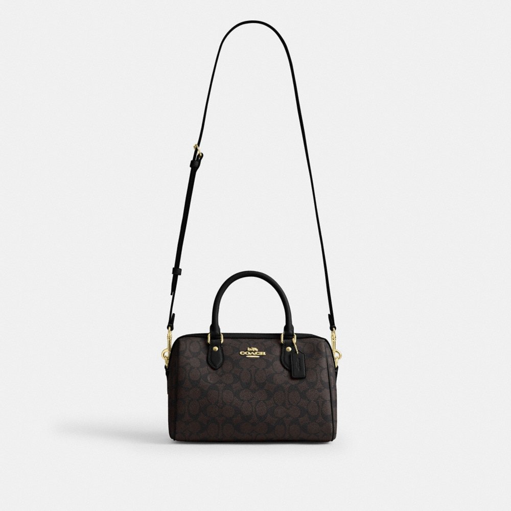 Coach Outlet Rowan Satchel Bag In Signature Canvas - Preorder