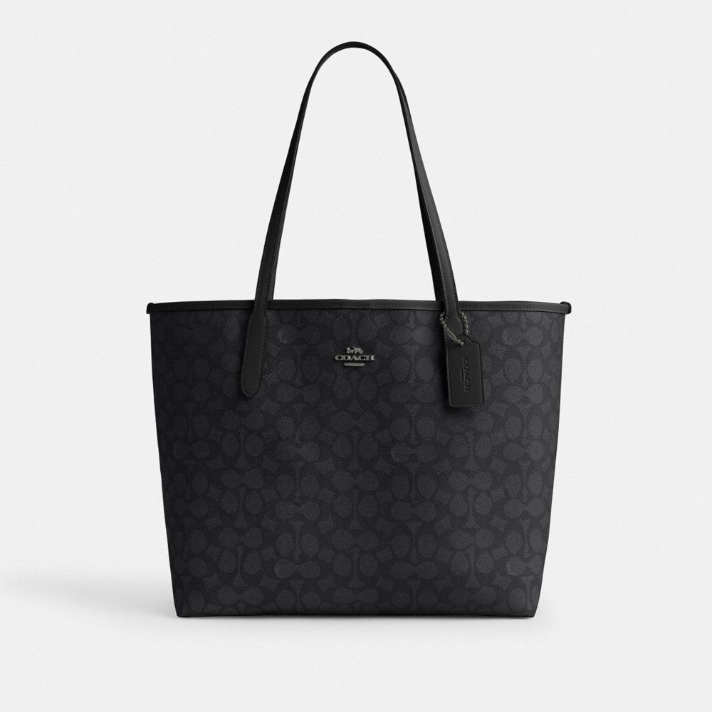 Coach Outlet City Tote Bag In Signature Canvas - Preorder