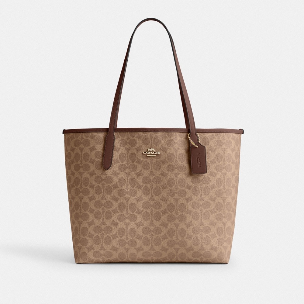 Coach Outlet City Tote Bag In Signature Canvas - Preorder