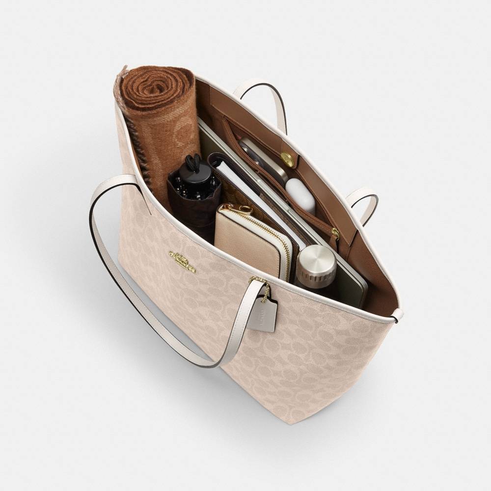 Coach Outlet City Tote Bag In Signature Canvas - Preorder