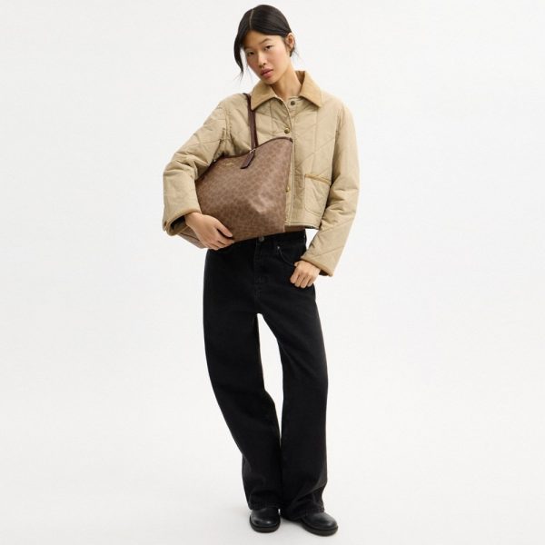 Coach Outlet City Tote Bag In Signature Canvas - Preorder