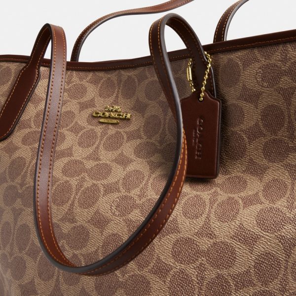 Coach Outlet City Tote Bag In Signature Canvas - Preorder