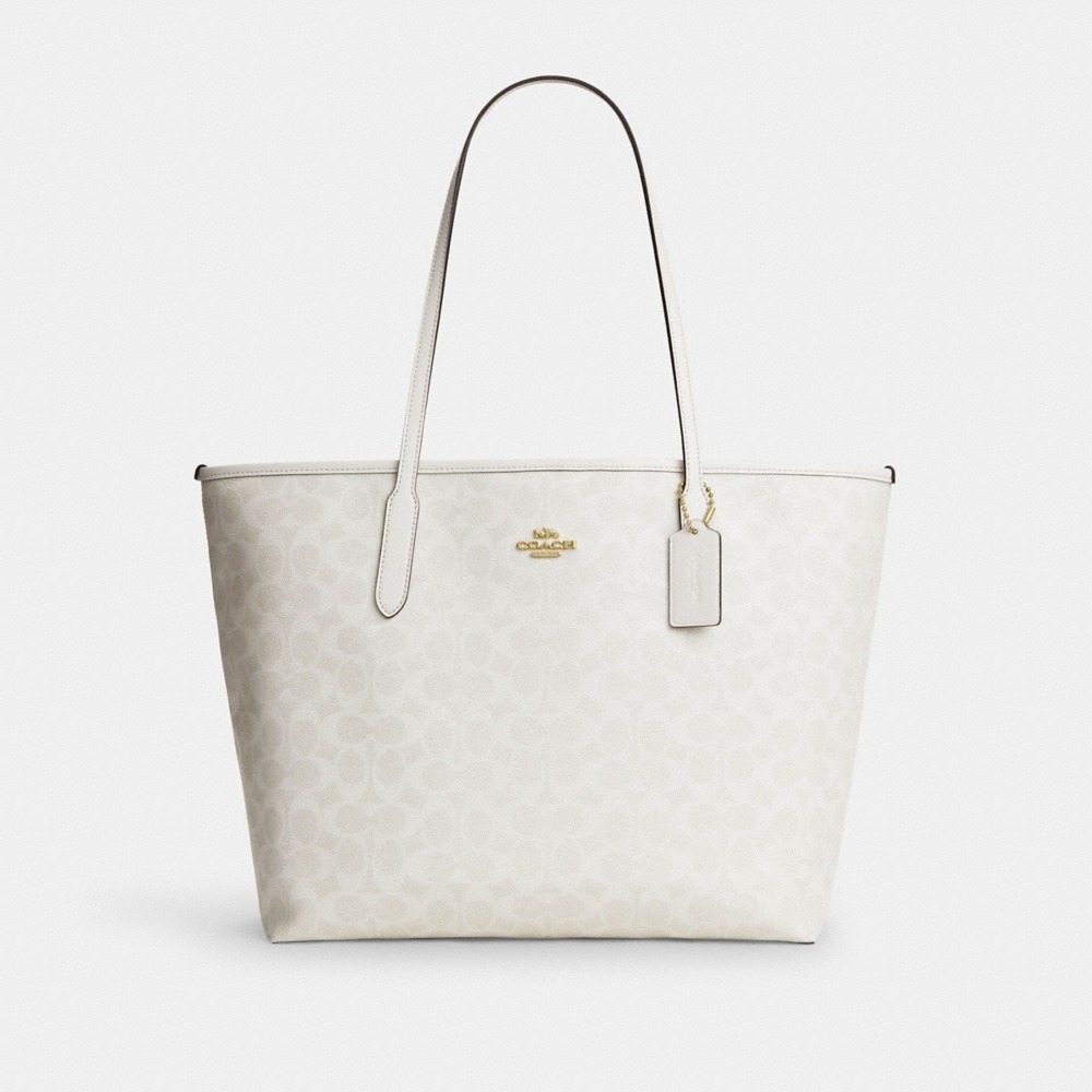 Coach Outlet City Tote Bag In Signature Canvas - Preorder